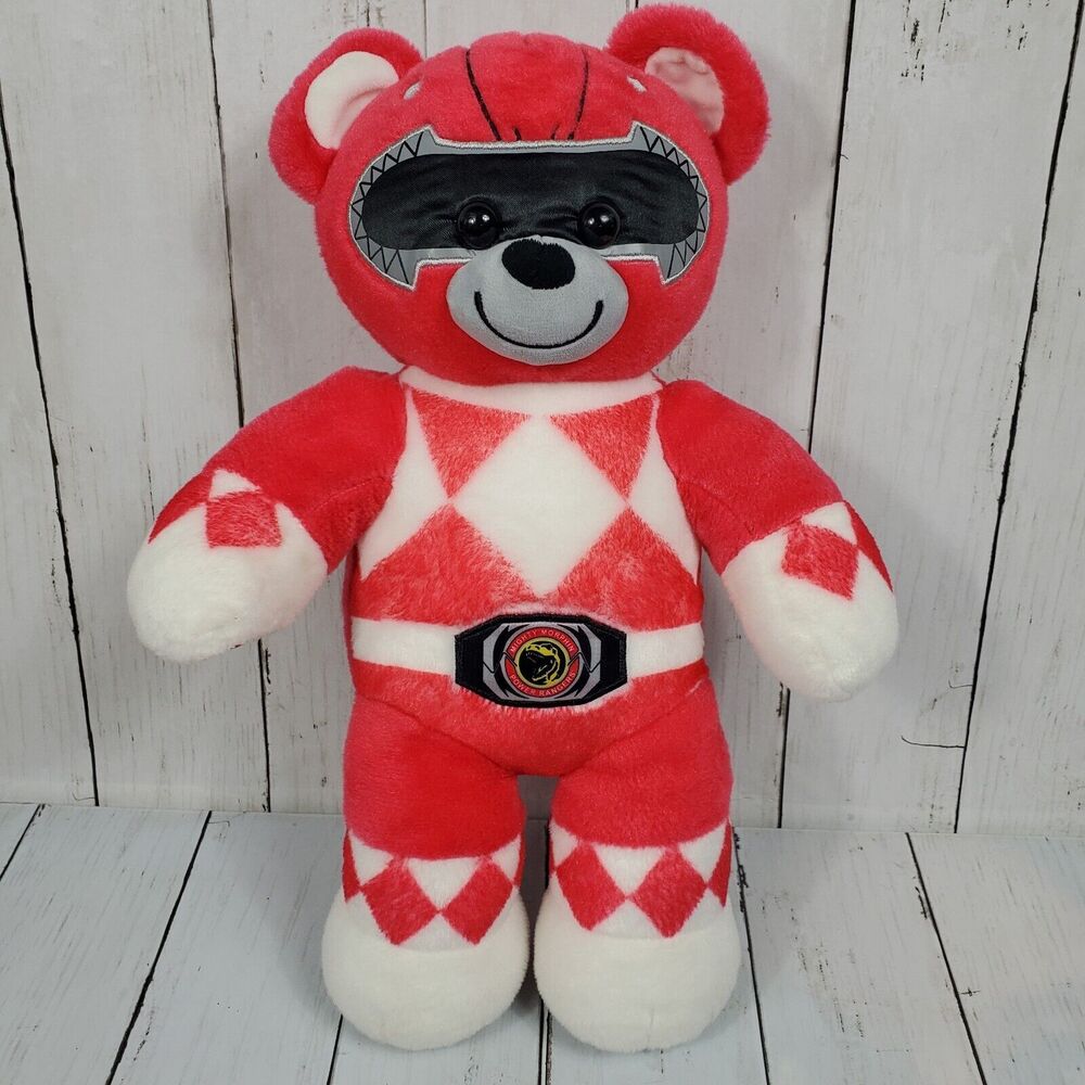 Build A Bear Limited Edition Power Rangers Red Ranger 16" Plush 2017